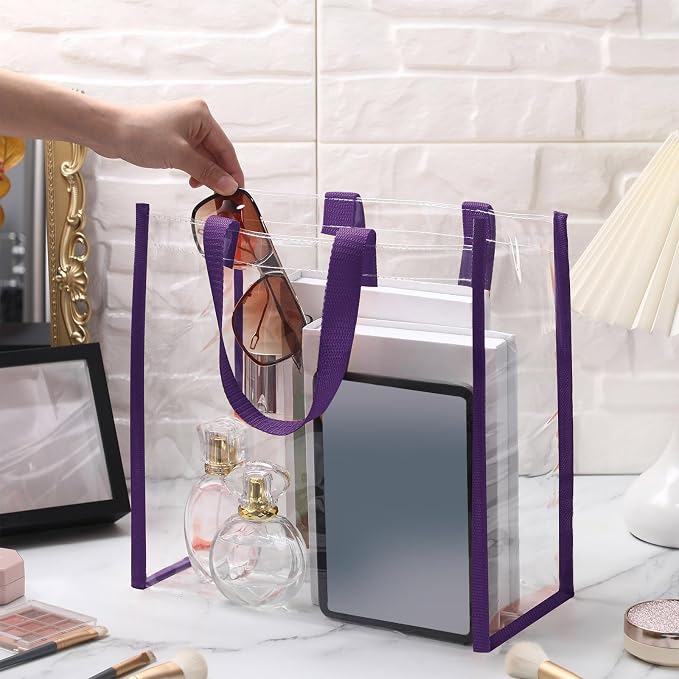 Eccliy Clear Tote Bag Stadium Approved with Handles - Image 2