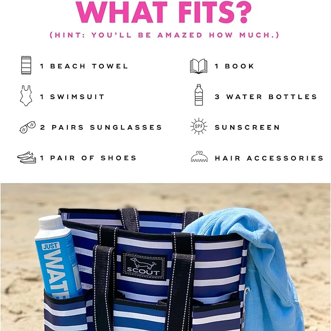 SCOUT Rocket Pocket Tote - Multi-use, zips shut | 7-Pockets, Folds flat for easy storage, Two Straps. The perfect versatile travel tote for busy nurses, teachers, and moms. - Image 3