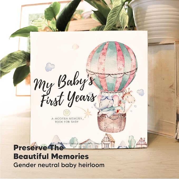 KeaBabies Pregnancy Journal, Pregnancy Announcements & First 5 Years Baby Memory Book Journal - 80 Pages Hard Cover Pregnancy Book For Mom To Be Gift - 90 Pages Hardcover First Year Keepsake Milestone - Image 7