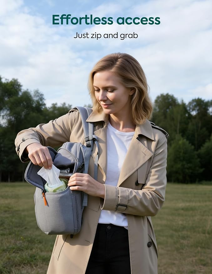 Babelio Grid Wizard Diaper Bag Backpack - Image 6