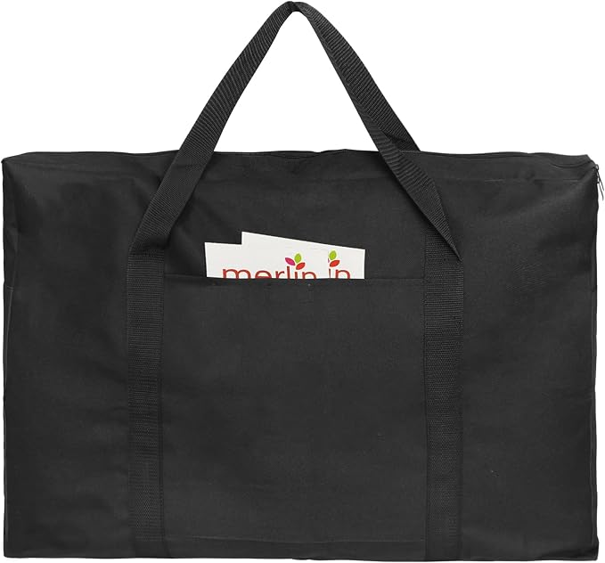 Cupohus 25" x 37" Lightweight Art Portfolio Bag (Edition 2.0) with Outer Pockets and Handle, Student Carry Transport Storage Bag for 24" x 36" Artworks by Cupohus