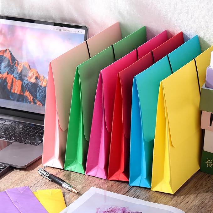 24 Pack Bulk Expanding File Folder Pocket Wallet with Flap and Cord Closure, 2" Expansion, Letter Size, Assorted Colors File Organizer for Office School Classroom Document Storage - Image 5