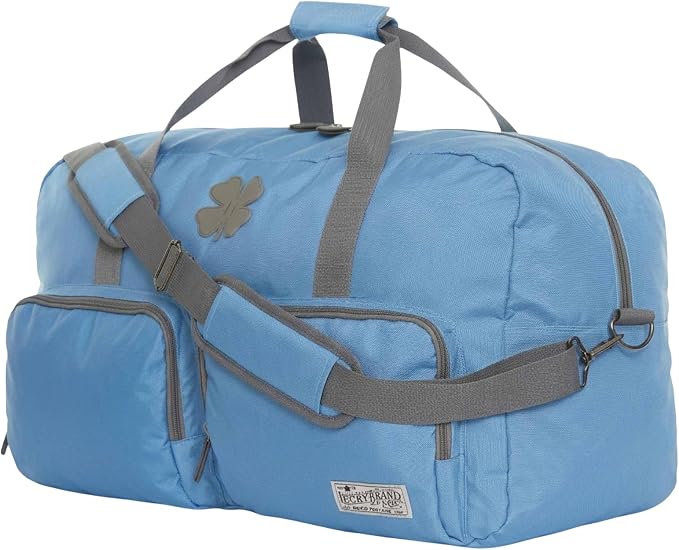 Lucky Brand Large Duffle Bag for Travel, Foldable Weekender Duffel bag | Travel Overnight Duffel bag, Adjustable Shoulder Strap, Front Zip Pockets, Spacious Capacity, Unisex Lightweight Travel Bag by LuckyBrand