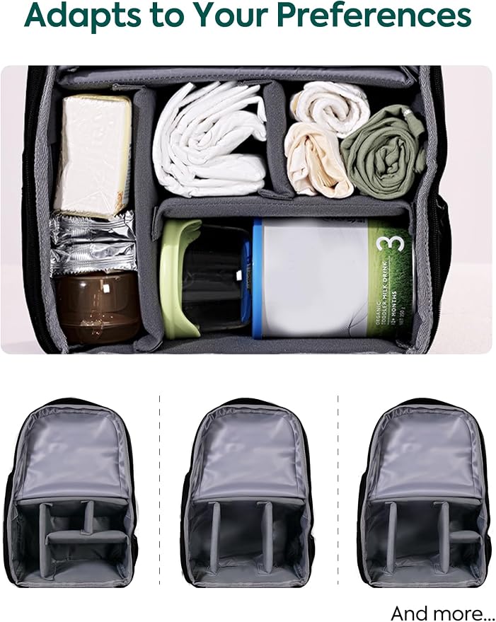 Babelio Grid Wizard Diaper Bag Backpack - Image 4
