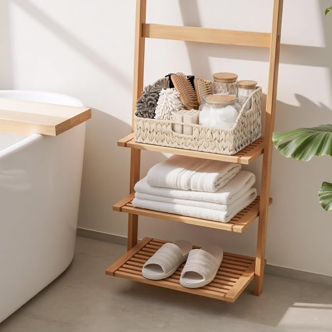 GRANNY SAYS Wicker Storage Baskets for Shelves, Large Wicker Basket | Wicker Storage Baskets for Pantry, Open Front Basket for Shelves, Kitchen Storage Baskets, Decorative Basket for Home Decor - Image 7
