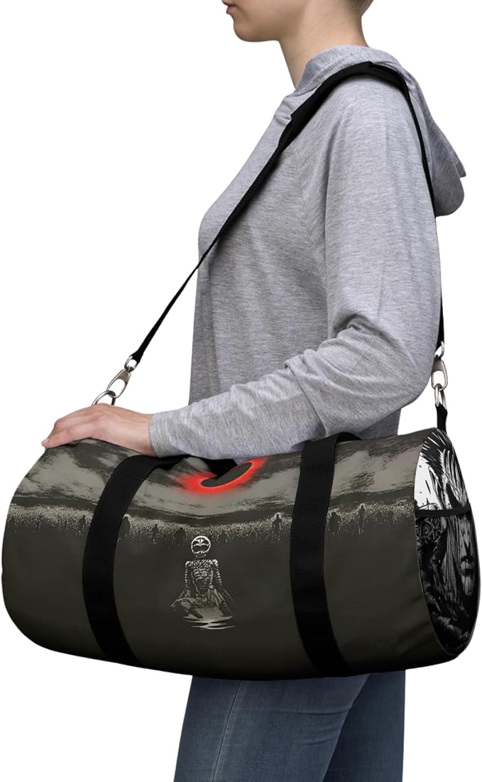 Anime Gym Bag for Women Men - Large Capacity Waterproof Workout Fitness Travel Sports Bags Fashion Street Camping Expandable Carry On Duffle Bag For Couple (brsk) - Image 9