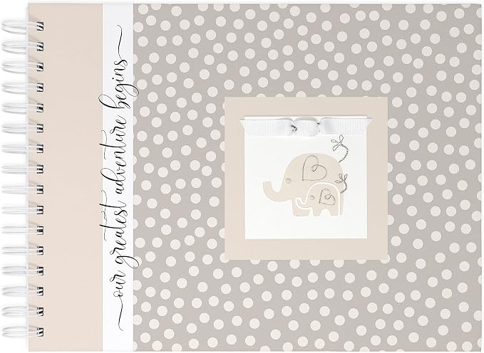 Personalized Pregnancy Journal (15 Center Designs) - Hardcover Pregnancy Memory Book Customized with Baby’s Name, Nickname or Phrase - Prompted Journal for New Moms (Ivory Dots) by Unknown