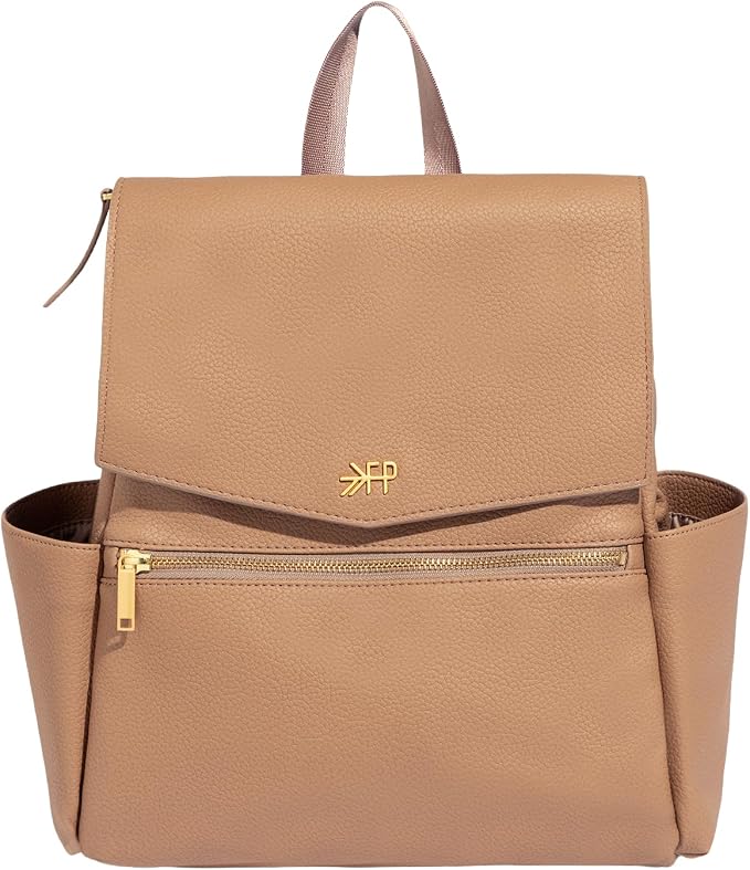 Freshly Picked Mini Diaper Bag II Backpack – Premium Vegan Leather Small Baby Bag without Changing Pad, Compact, Lightweight & Stylish for Moms On-the-Go, Fig by Unknown