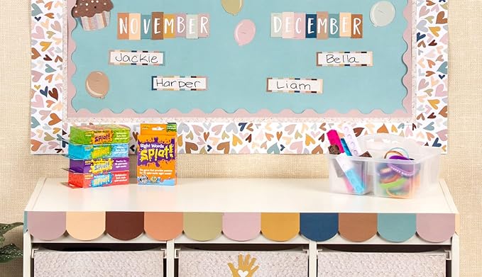Teacher Created Resources Clear Portable Plastic Storage Caddy 6-Pack for Classrooms, Kids Room, and Office Organization, 3 Compartments - Image 2