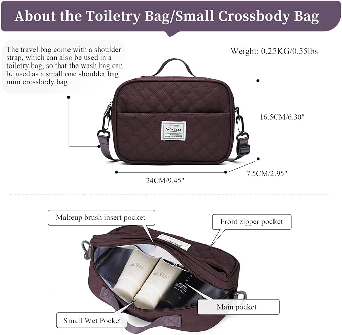 Weekender Bags for Women, Travel Duffel Bag with Shoes Compartment | Overnight Bag with Toiletry Bag, Carry on Personal Item Bag for Travel Business Trips Sport Hospital,Grid Travel Bag Set - Image 4