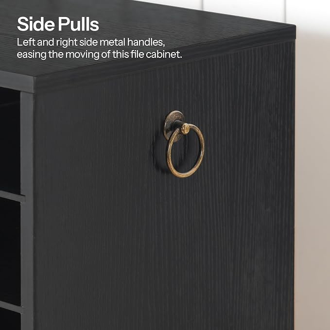 HOOBRO Countertop Mail Sorter, Wooden Literature Organizer, Student Mailbox for Classroom, Desktop Organizer for Office Home School, 12 Compartments Black BK43WF01 - Image 5