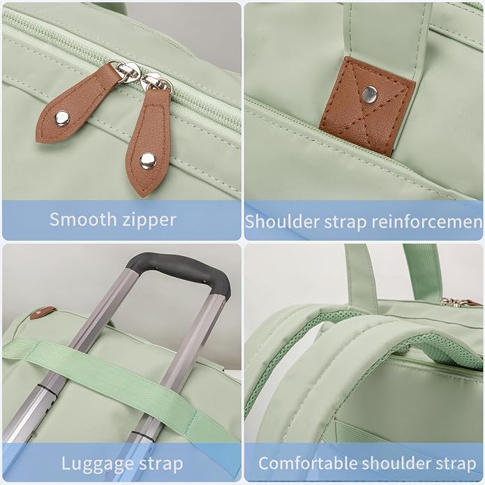 Diaper Bag with Changing Pad - Large Capacity Travel Diaper Bag Tote/Backpack for Mom and Dad - Image 5