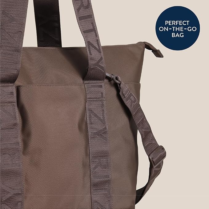 Itzy Ritzy Belong Diaper Bag Tote, Lightweight Tote with 10 Pockets - Image 7