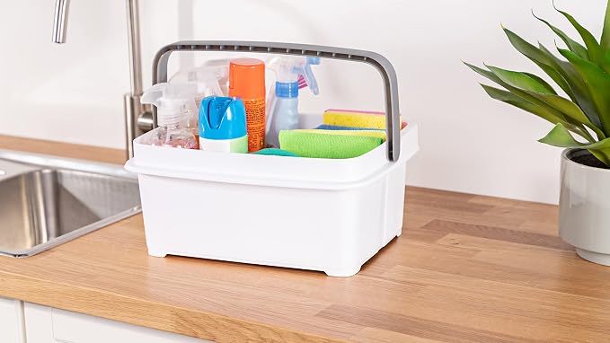Minky Storage Caddy with Divider White - Image 7