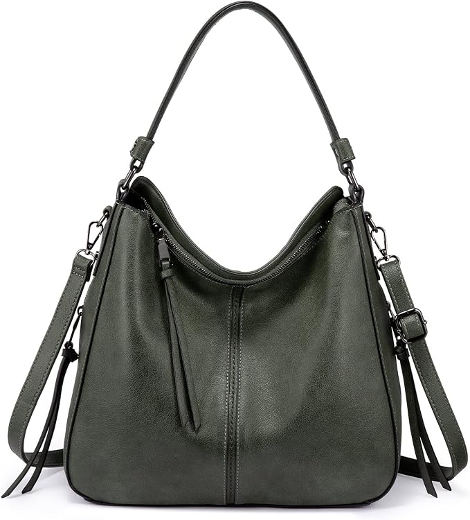 Hobo Crossbody Bag for Women, Designer Shoulder Purse Handbags by Realer