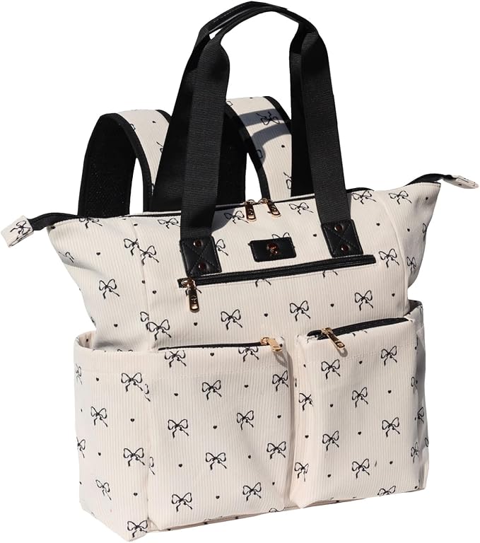 Diaper Tote Bag Totepack Backpack 2 in 1 for Women Multifunctional Large Capacity with Insulated Pockets Travel | Multifunctional by ESVAN