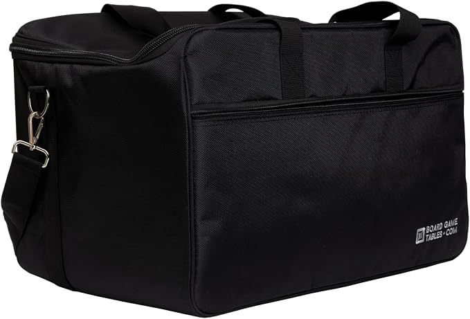 Board Game Bag, Fits 7 Standard Boxes, Padded For Protection | Carry With Backpack | Shoulder Strap or Luggage Slip | Duffle Bag For Travel Or Game Night by BoardGameTablescom