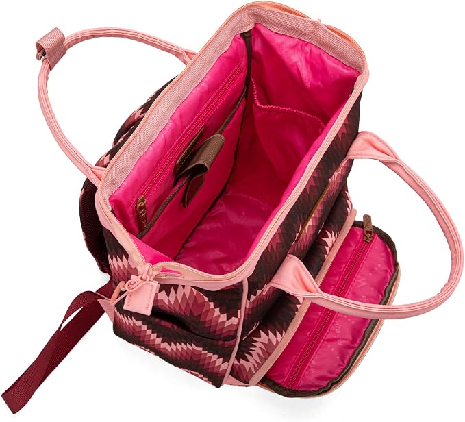 Montana West Wrangler Aztec Callie Diaper Bag Backpack with Stroller Straps Multifunction Baby Travel Bag WG2211-9110DPK - Image 4
