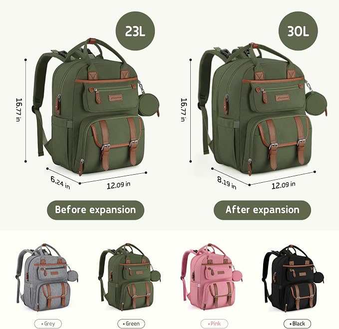 Maelstrom Diaper Backpack, 30L Army Green - Image 5