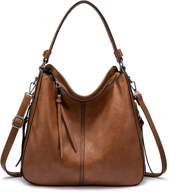 Hobo Crossbody Bag for Women, Designer Shoulder Purse Handbags by Realer