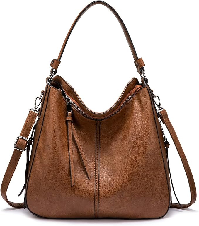 Hobo Crossbody Bag for Women, Designer Shoulder Purse Handbags by Realer
