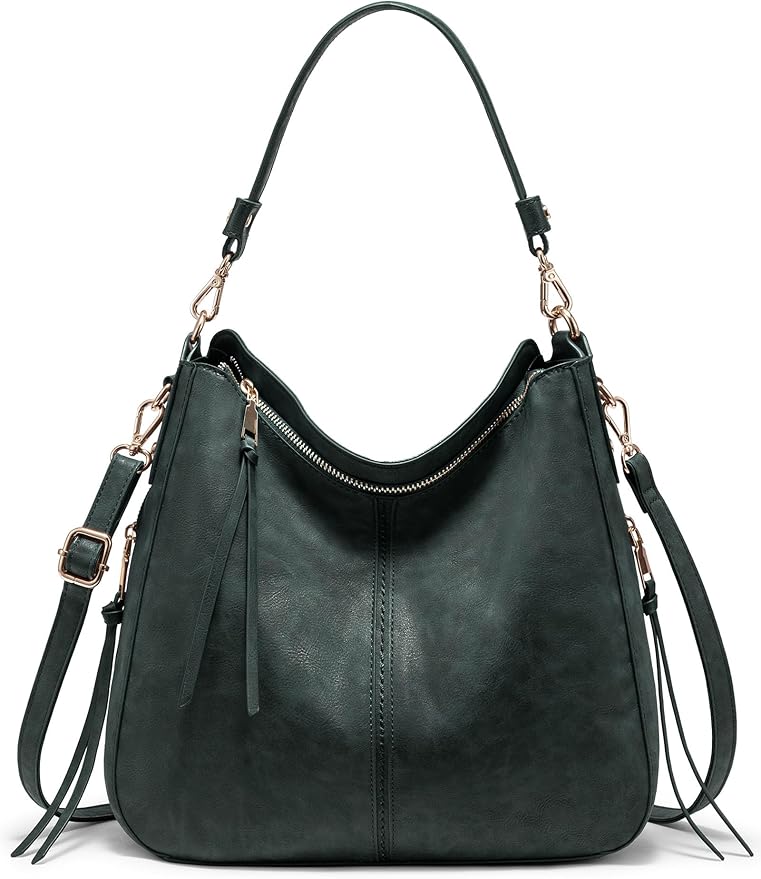 Hobo Crossbody Bag for Women, Designer Shoulder Purse Handbags by Realer