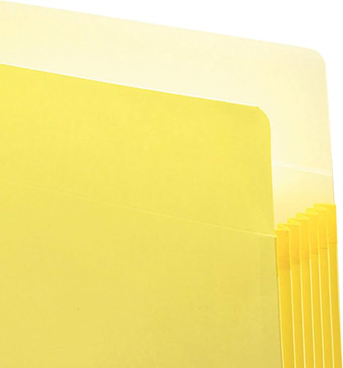 Smead Pocket, Letter, Straight, 5.75-Inch Expansion, Yellow, 10 per Box (73243) - Image 3