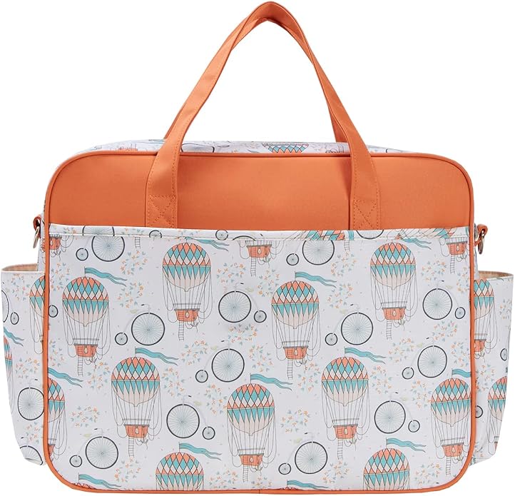 Kamay's Mummy Shoulder Bag Diaper Bag Chic Nappy Changing Bag Tote/Messenger Style Large with Changing Mat, Adjustable Straps - Image 4