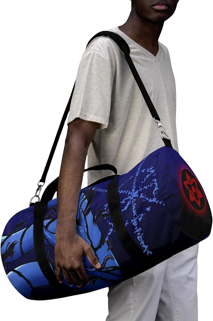 Anime Gym Bag for Women Men - Large Capacity Waterproof Workout Fitness Travel Sports Bags Fashion Street Camping Expandable Carry On Duffle Bag For Couple (Blue Susano) PTY - Image 7