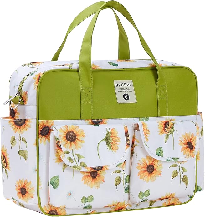 Kamay's Mummy Shoulder Bag Diaper Bag Chic Nappy Changing Bag Tote/Messenger Style Large with Changing Mat, Adjustable Straps - Image 3