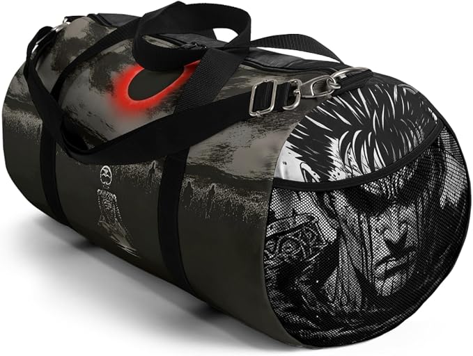 Anime Gym Bag for Women Men - Large Capacity Waterproof Workout Fitness Travel Sports Bags Fashion Street Camping Expandable Carry On Duffle Bag For Couple (brsk) - Image 3