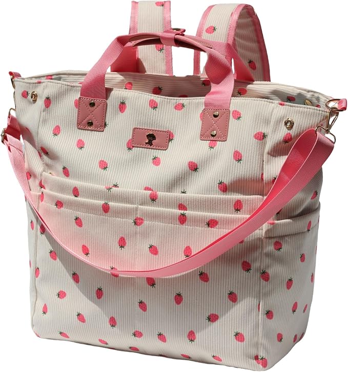 Diaper Tote Bag Totepack Backpack Crossbody Bag 3 in 1 for Women Laptop Backpack Multifunctional with Insulated Pockets by ESVAN