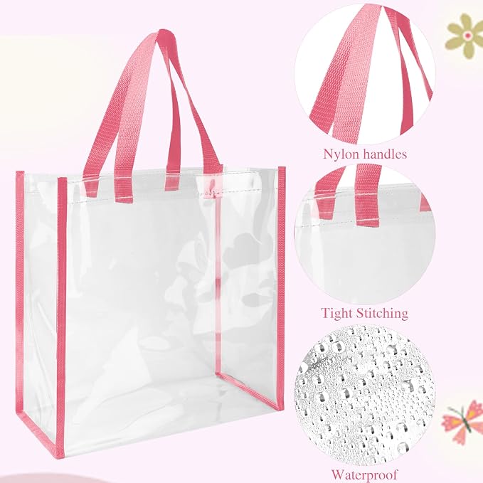 Eccliy Clear Tote Bag Stadium Approved with Handles - Image 5