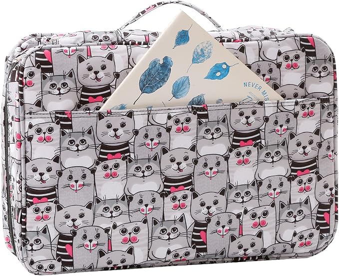 480 Slots Colored Pencil Case w/Handle & Shoulder Strap | Large MultiLayer Watercolor Pen Bag w/Zipper Front Pocket for 480 Colored Pencils/320 Gel Pens to Artists, Painters - Image 2