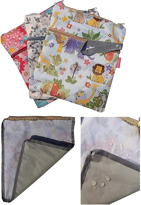 Kamay's Mummy Shoulder Bag Diaper Bag Chic Nappy Changing Bag Tote/Messenger Style Large with Changing Mat, Adjustable Straps - Image 4