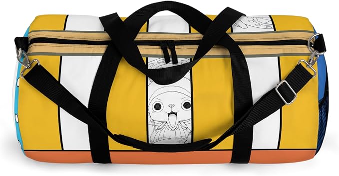 Anime Gym Bag for Women Men - Large Capacity Waterproof Workout Fitness Travel Sports Bags Fashion Street Camping Expandable Carry On Duffle Bag For Couple (Chopper) PTY - Image 4