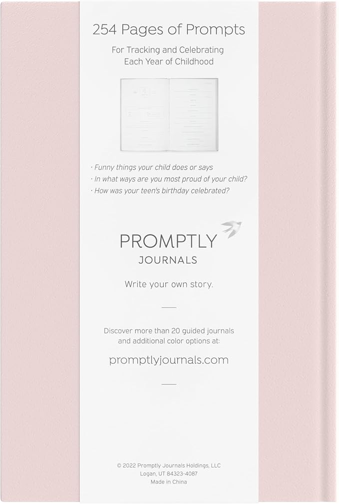 A Complete Childhood History: From Pregnancy to 18 Years Old (Powdered Lilac, Purple, Leatherette) | Baby Book and Pregnancy Journal | Baby Memory Book - Image 2