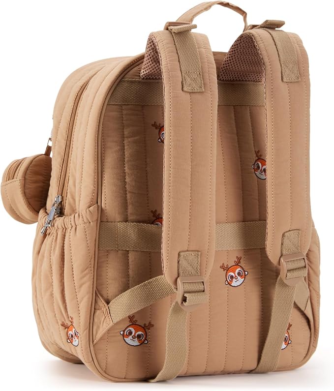 Large Diaper Bag Backpack with Changing Pad, Insulated Bottle Pockets, Travel & Hospital Bag for Mom & Dad (Large - Brown Deer) - Image 8