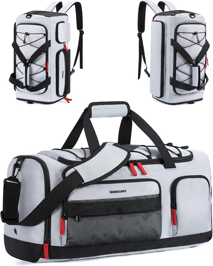 BAGSMART Gym Bag for Men, Athletic Sports Backpack Travel Hiking Duffel | 3-In-1 Gym Bag for Travel Clothes & Padded 13.3" Laptop, with Waterproof Wet Pocket & Shoe Compartment for Travel Camping by BAGSMART