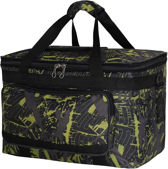 Starsouce Large Capacity Art Supply Organizer Tote Bag – Padded Craft Storage with Adjustable Shoulder Strap, Foldable Travel Caddy for Brushes, Markers, Sketchbook, Watercolor Palette & More by Starsouce