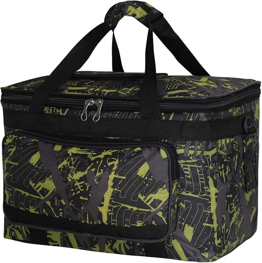 Starsouce Large Capacity Art Supply Organizer Tote Bag – Padded Craft Storage with Adjustable Shoulder Strap, Foldable Travel Caddy for Brushes, Markers, Sketchbook, Watercolor Palette & More by Starsouce