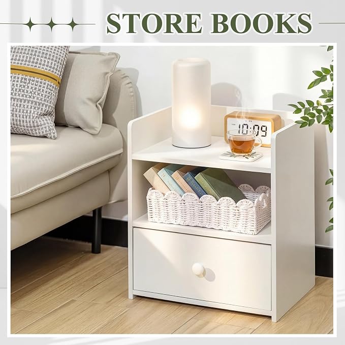 Boao 3 Pcs Boho Storage Wicker Baskets Handmade Woven Decorative Paper Rope Baskets for Organizing with Handle Countertop Toilet Paper Storage Container for Toilet Tank Top (White,Fan-shaped) - Image 4
