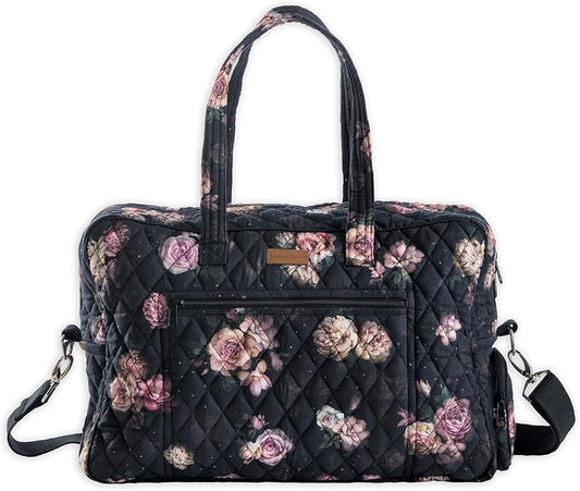 Maison d' Hermine Weekender Bags for Women Cotton Quilted Duffel Overnight Luggage Weekend Bag for Men Gym Gifts Travel | Overnight Luggage Weekend Bag for Men Gym Sports Gifts Duffle bag Business Travellers Trip Spring Summer by MaisondHermine