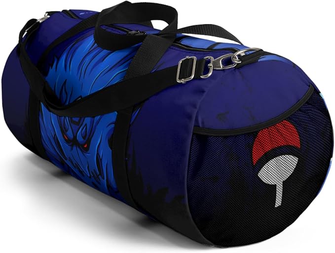 Anime Gym Bag for Women Men - Large Capacity Waterproof Workout Fitness Travel Sports Bags Fashion Street Camping Expandable Carry On Duffle Bag For Couple (Blue Susano) PTY - Image 3