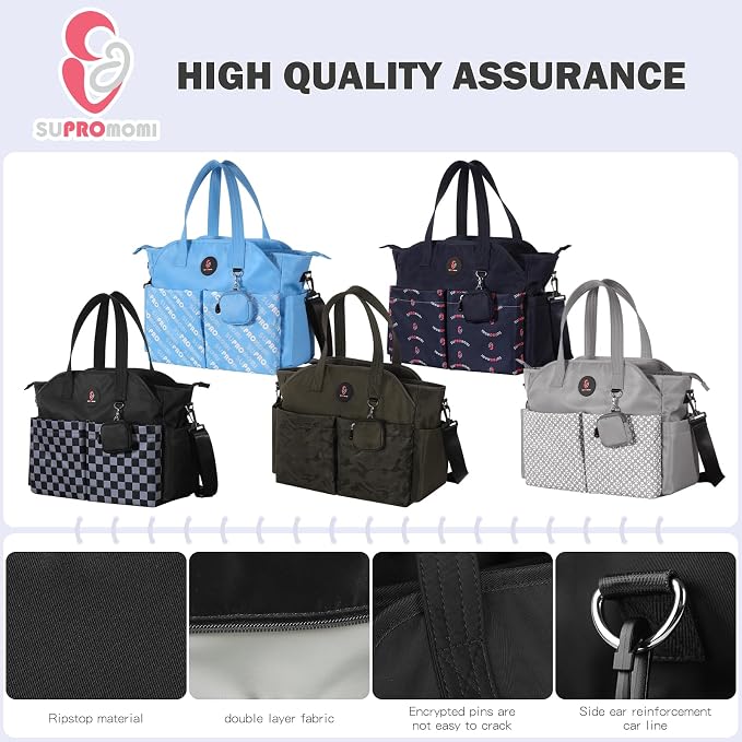 Diaper Bag Tote: Large Tote Baby Bag Boy Diaper Bag Stylish Girl Diaper Bag,Shoulder Mommy Bag - Image 8