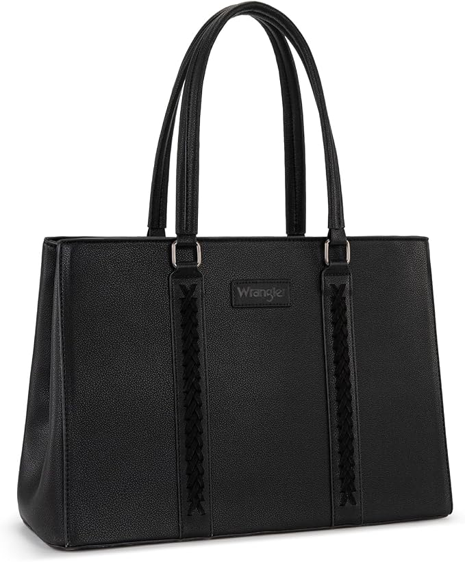 Montana West Wrangler Laptop Tote Bag for Women 15.6 Inch Computer Bag for Work Large Double Compartment Purse and Handbag by THEOFFICIALMONTANAWEST
