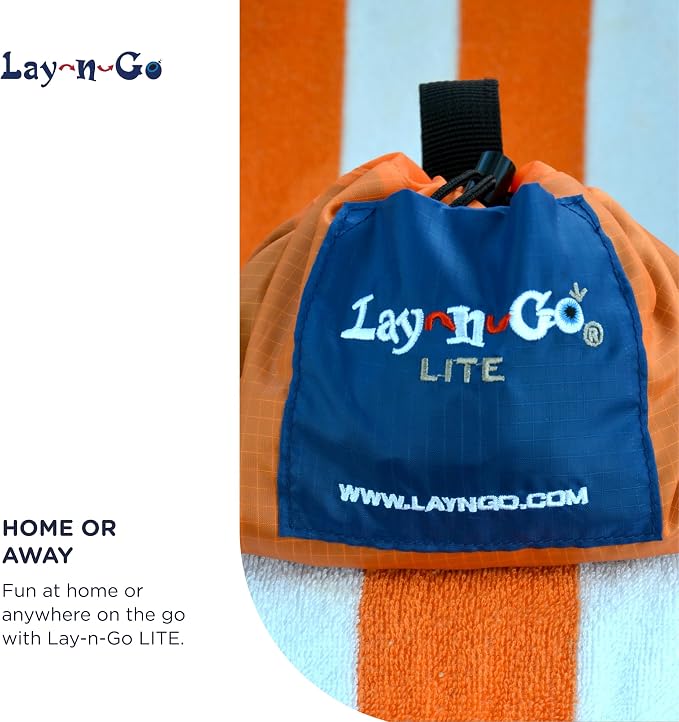 Lay-n-Go Layflat Portable Drawstring Cinch Storage Toy & Mini Figures Organizer & Play Mat, Mesh Pockets, Home & Travel, Kids & Toddlers Playdates, 2 Straps for Backpack, Durable, Machine Washable - Image 7