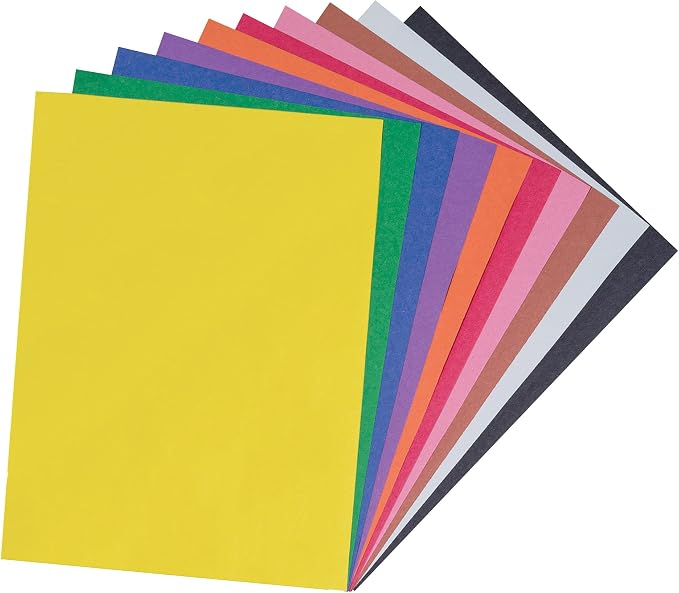 Prang (Formerly SunWorks) Construction Paper, 10 Assorted Colors, 9" x 12", 500 Sheets - Image 2