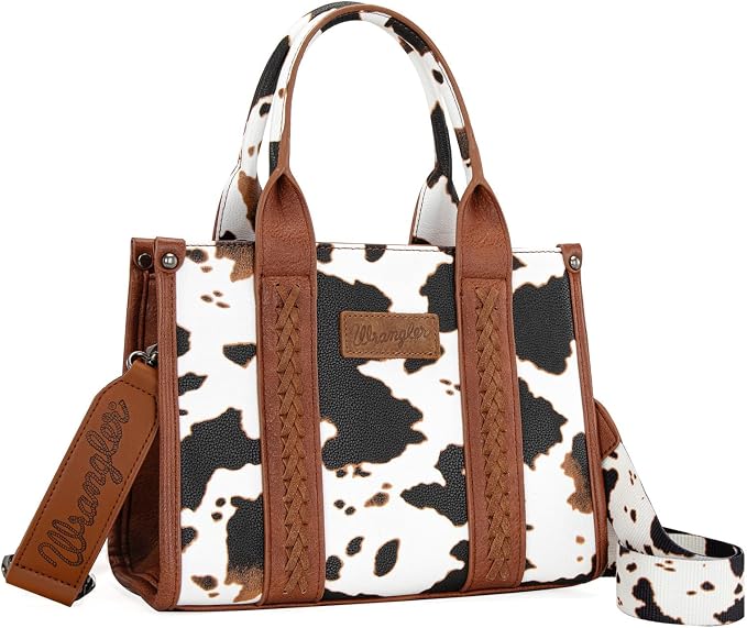Montana West × Wrangler Tote Bag for Women Western Cow Print Purse Designer Top Handle Handbags by THEOFFICIALMONTANAWEST