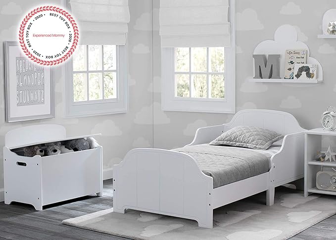 Delta Children MySize Deluxe Toy Box, Bianca White - Image 8